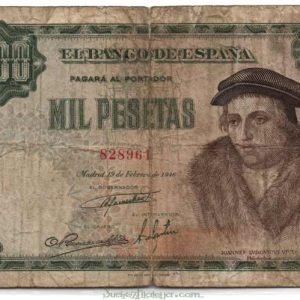 Billete Estado Español 1000 pesetas Madrid 1946 BC
