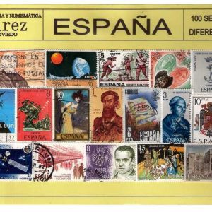 España 0100 sellos usados