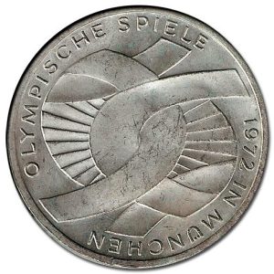 Moneda Alemania 010 Marcos. 1972 Nudo (J). S/C