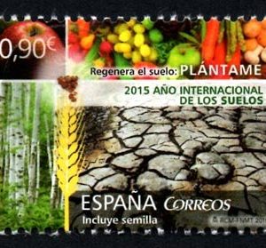 4976. Sello Año Internacional de los Suelos – Plántame