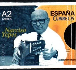 4977. Sello Personajes – Narciso Yepes