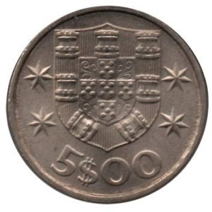 Moneda Portugal  005 escudos 1979 . MBC