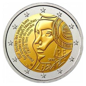 Moneda 2 euros de Francia 2015 Fiesta de la Federación