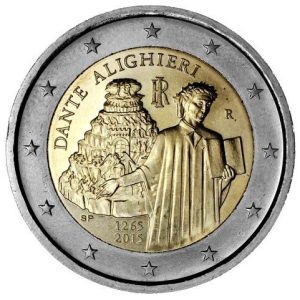 Moneda 2 euros de Italia 2015 Dante Alighieri