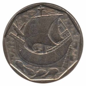 Moneda Portugal  050 escudos 1989 . S/C