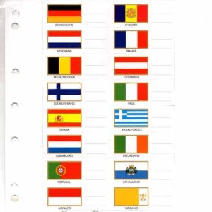 Juego de etiquetas EURO – Álbum NUMIS
