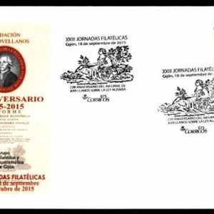 0835. Matasellos XXIII Jornadas Filatélicas  (Gijón – 18/9/15)