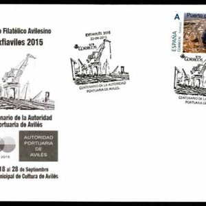 0838. Matasellos Exfiavilés 2015 (Avilés – 22/9/15)