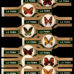 Serie Vitolas La Fama. Mariposas. 10 Vitolinas