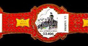 Serie Vitolas La Marina. Loteria Navidad 83. 3 Vitolas