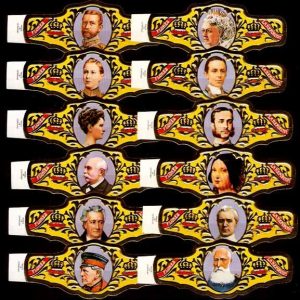 Serie Vitolas La Reforma. Reyes Políticos Flores.12 Vitolas