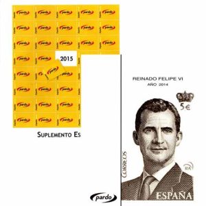Suplemento de sellos España 2015. Montado