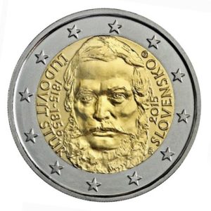 Moneda 2 euros de Eslovaquia 2015 Ludovit Stur