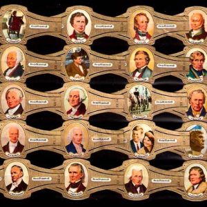 Serie Vitolas Washington. Presidentes XX Variedad. 20 Vitolas