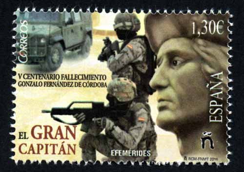 5024. Sello Centenario de Gonzalo Fernández de Córdoba
