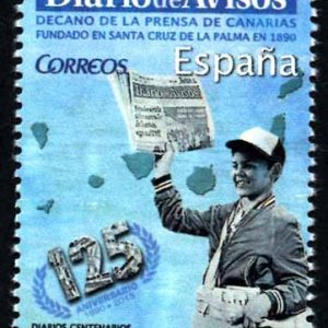 5028. Sello Diario de Avisos. Diarios Centenarios