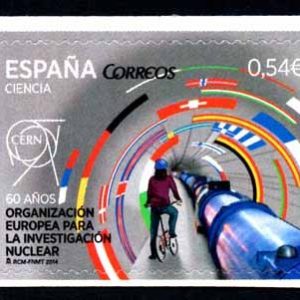 4849. Sello 60 años del CERN