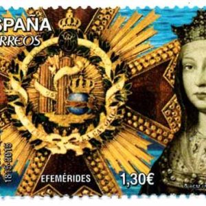 5021. Sello Bicentenario Real Orden Isabel La Católica