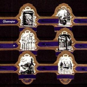 Serie Vitolas Washington. Gante Morado. 12 Vitolas