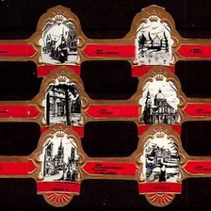 Serie Vitolas Washington. Gante Rojo. 12 Vitolas