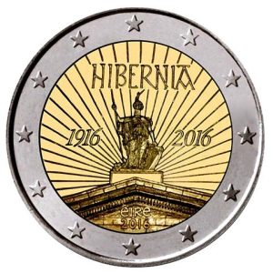 Moneda 2 euros de Irlanda 2016 Levantamiento de Pascua «Hibernia»