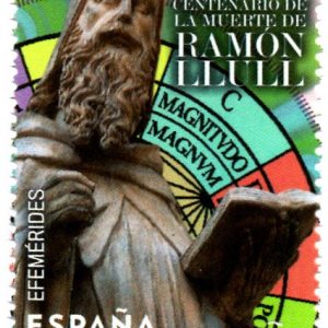 5052. Sello VII Cent. Muerte de Ramón Llull. Efemérides