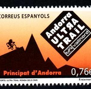 Serie sellos Andorra 421. Deportes, Ultra Trail 2014