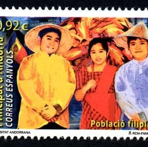 Serie sellos Andorra 422. Diversidad Andorrana, filipinas 2014