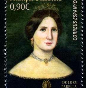 Serie sellos Andorra 438. Dolors Parella  Fivaller 2015