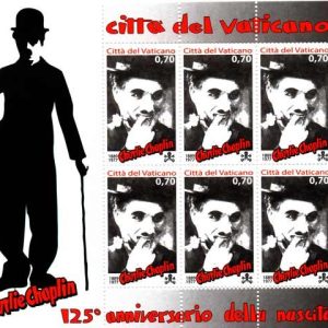 Serie sellos Vaticano 1659MH. 125 Aniv. Charlie Chaplin