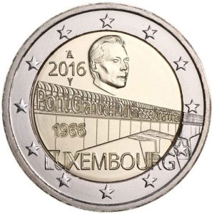 Moneda 2 euros de Luxemburgo 2016 Puente Gran Duquesa Carlota