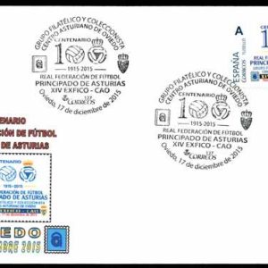 0842. Matasellos EXFICOCAO (Oviedo-17/12/15)