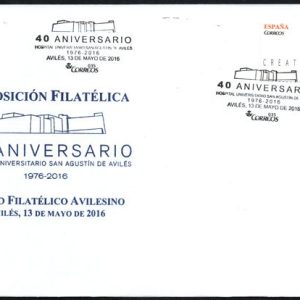 0851. Matasellos Hospital San Agustin de Avilés (Avilés-13/5/16)