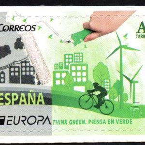 5055. Sello Piensa en verde. Europa
