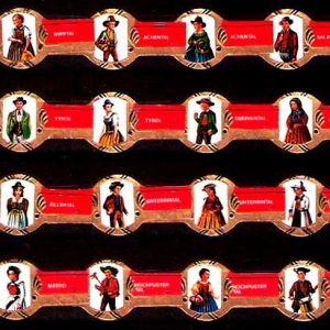 Serie Vitolas Reine Elisabeth. Trajes Tipicos. 24 Vitolas