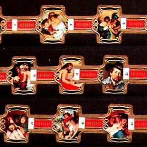 Serie Rubens. Fragmentos Rubens. Rojo Pequeña. 20 Vitolas