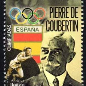 5062. Sello Pierre Coubertin. America UPAEP