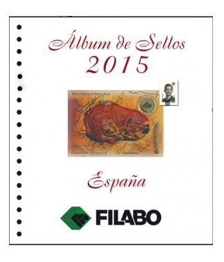 Suplemento 2015 sellos España 1ª parte. Registro montado