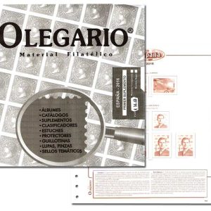 Suplemento Sellos Olegario España 2016. Montado