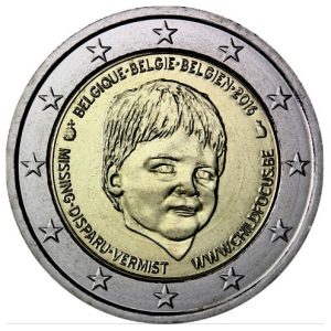 Moneda 2 euros de Bélgica 2016 Niños Perdidos