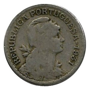 Moneda Portugal  001 escudo 1931 . BC