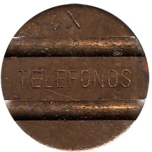 Jetón o Ficha Telefonos. España – X Superior