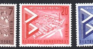 Serie de sellos Alemania ferrocarriles Nº 0141/43 (**)