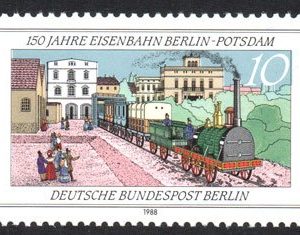 Serie de sellos Alemania ferrocarriles Nº 0783 (**)