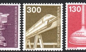 Serie de sellos Alemania ferrocarriles Nº 0629/31 (**)