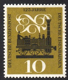 Serie de sellos Alemania ferrocarriles Nº 0218 (**)