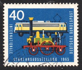 Serie de sellos Alemania ferrocarriles Nº 0344 (o)