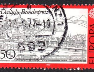 Serie de sellos Alemania ferrocarriles Nº 0782 (o)