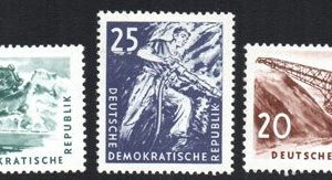 Serie de sellos Alemania ferrocarriles Nº 0294/6 (**)