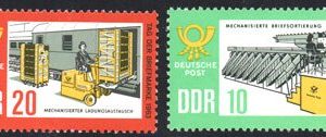 Serie de sellos Alemania ferrocarriles Nº 0701/2 (**)